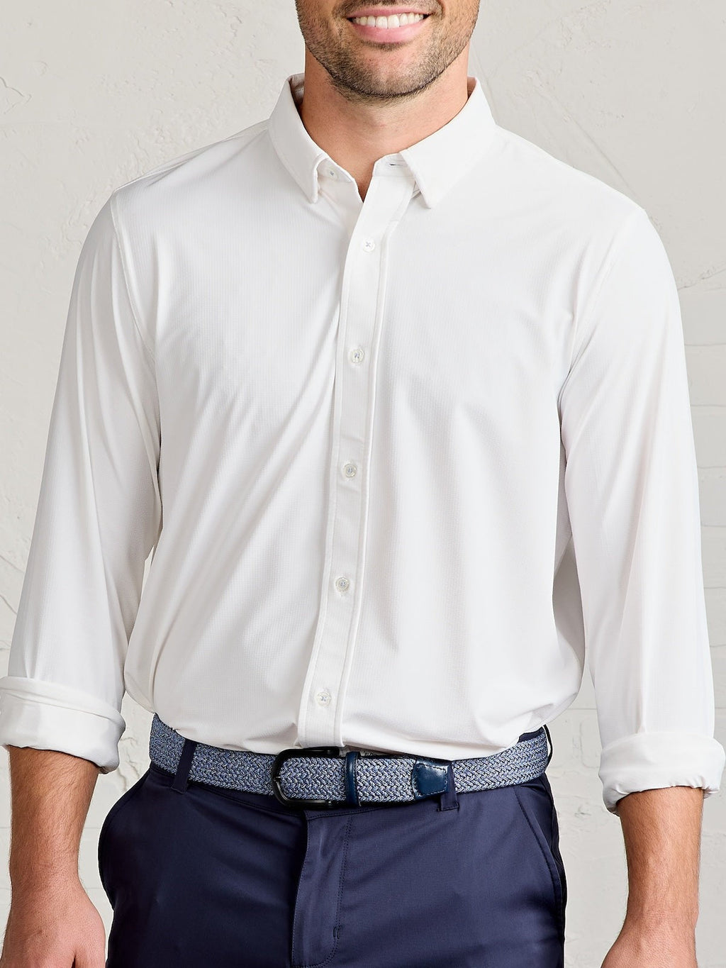 Wayfarer Tailored Fit Knit Button Down