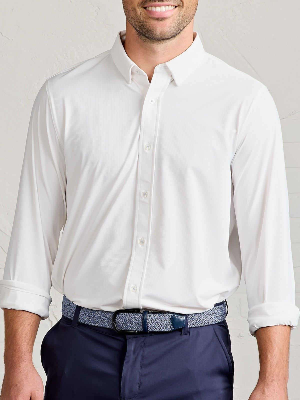 Wayfarer Tailored Fit Knit Button Down