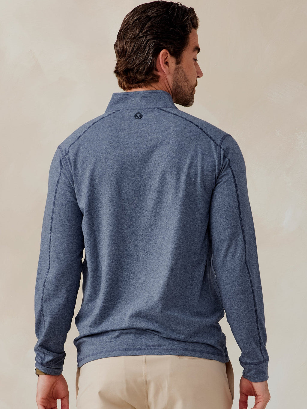 Carrollton Lightweight Quarter Zip - Jaspe