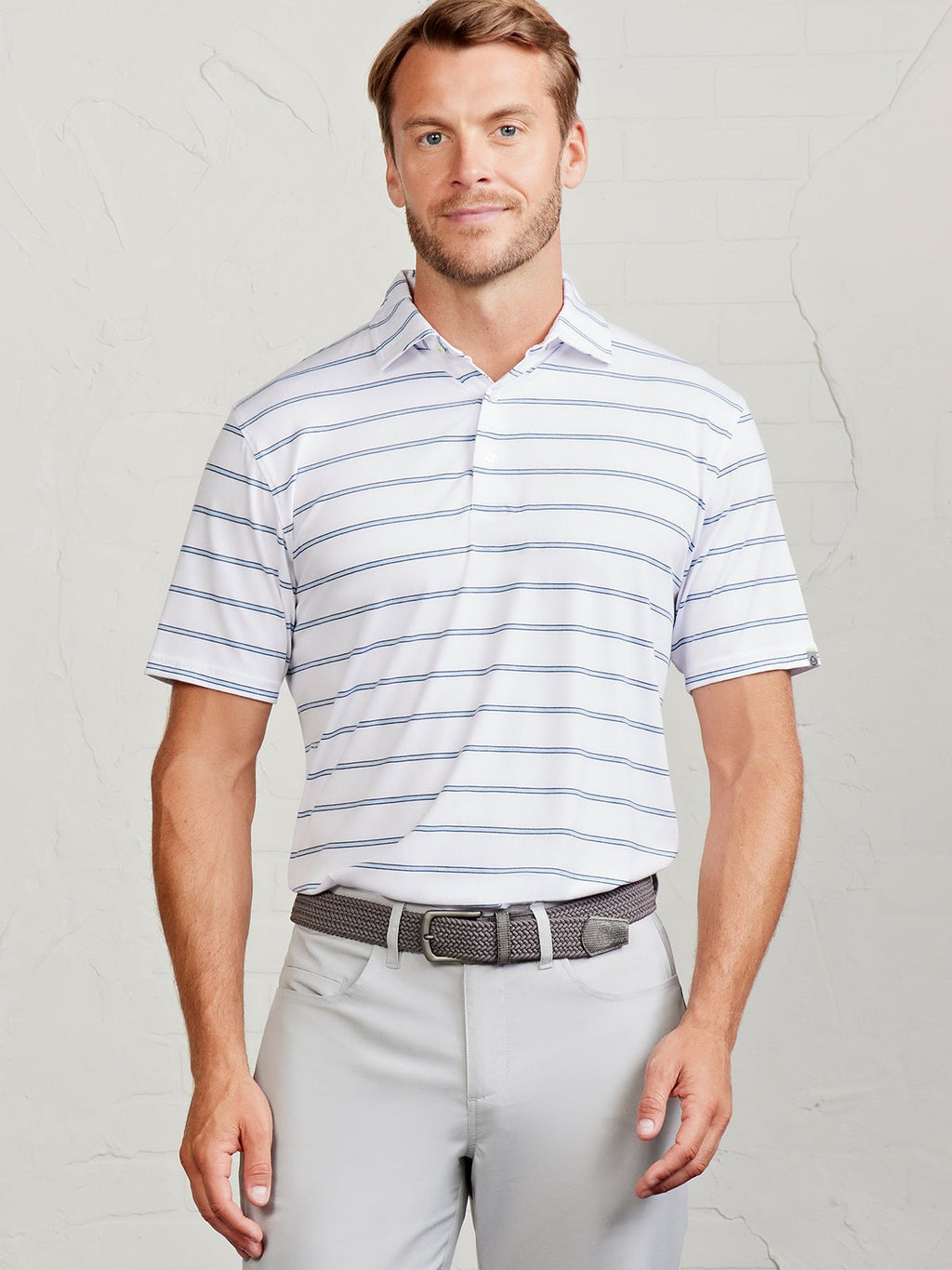 Cloud Polo - Patriot Stripe