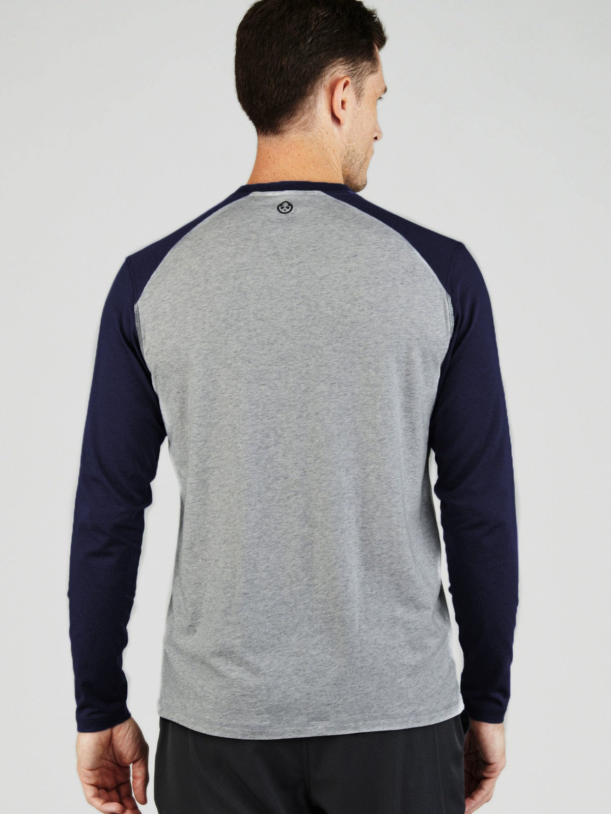 Carrollton Blocked Long Sleeve Fitness Tee - Rice University