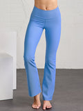 Sculptive Rib Pocket Flare Pant