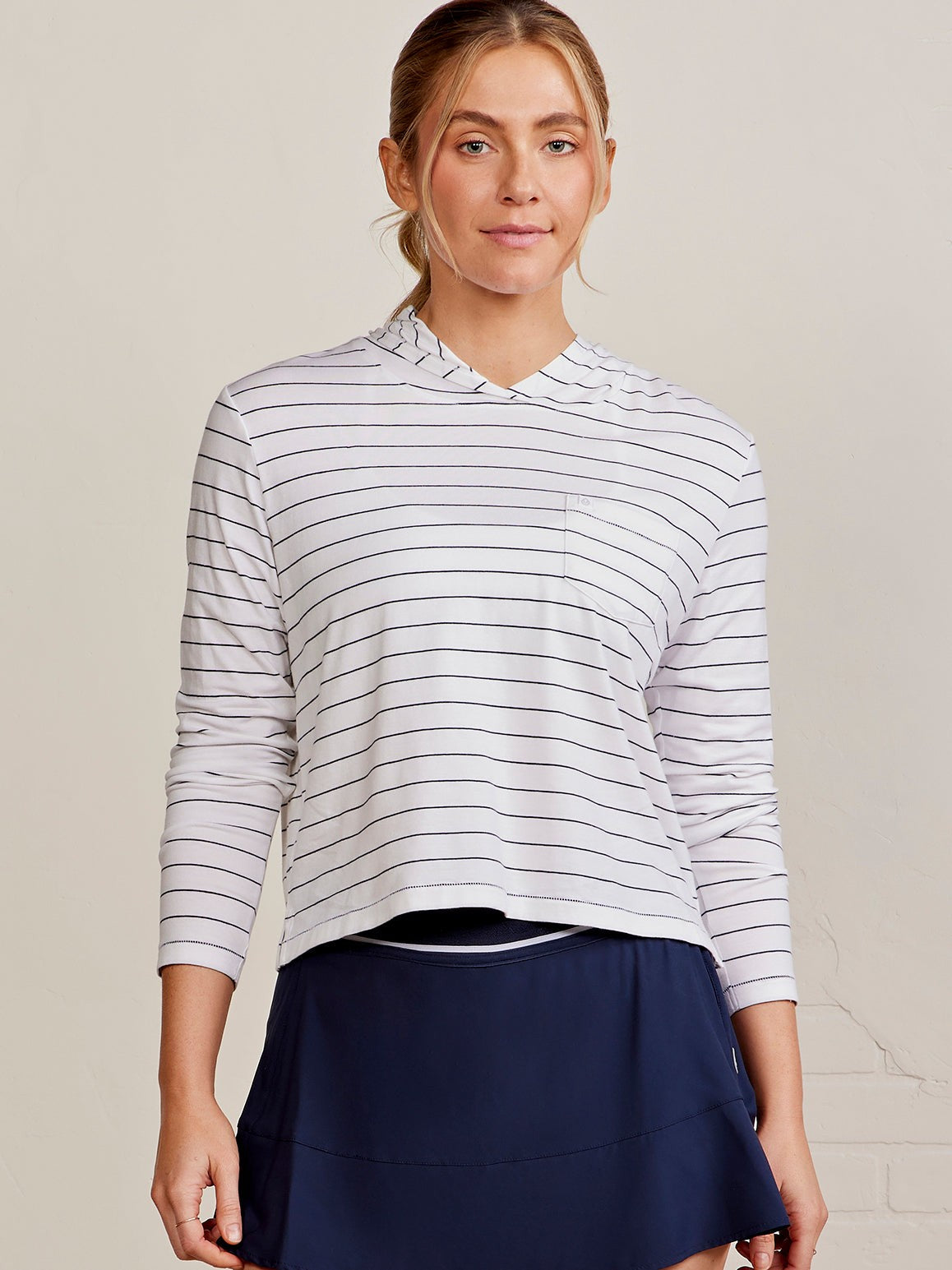 Boardwalk Stripe Pocket Hoodie