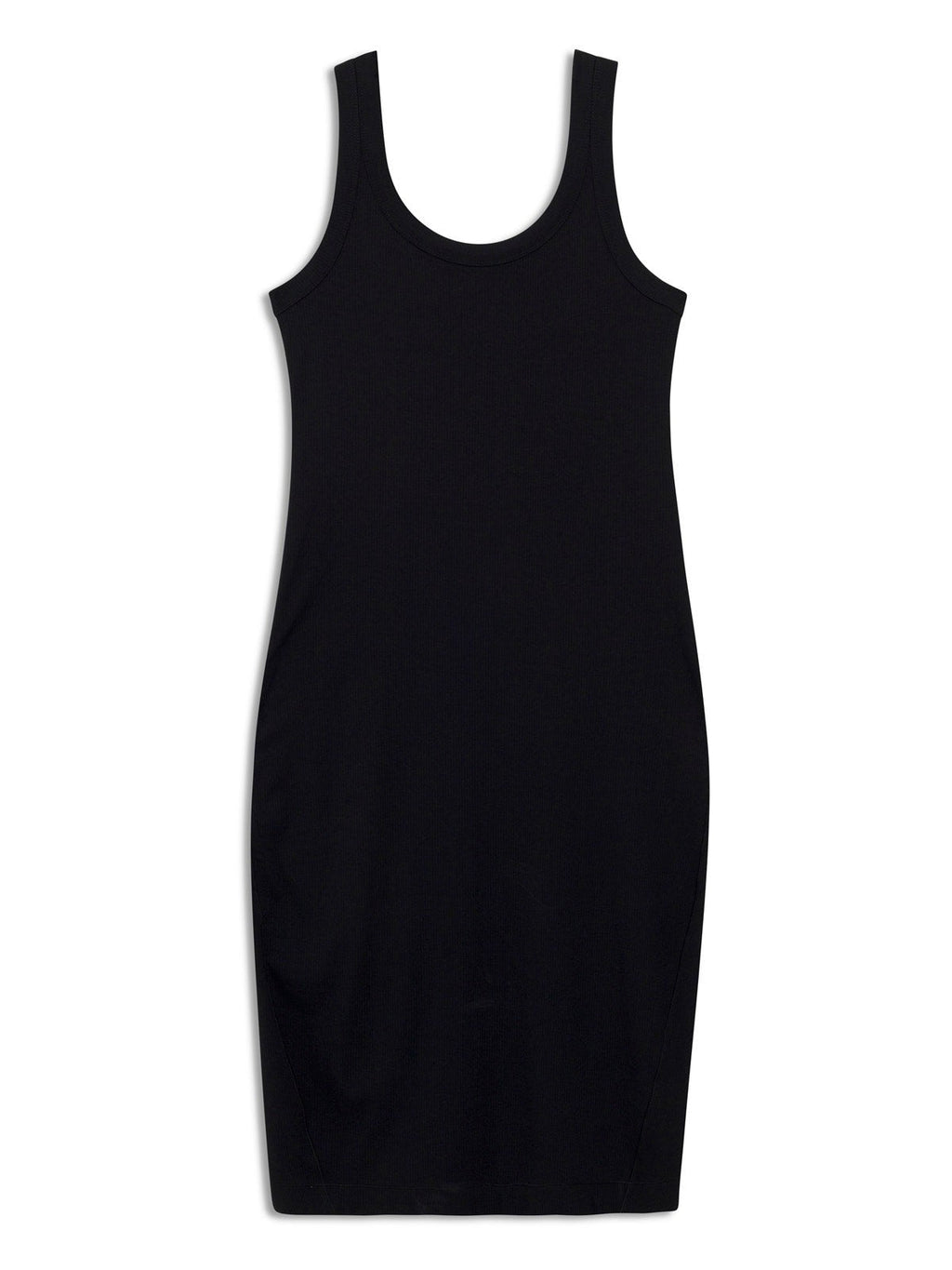Microluxe Rib Midi Dress
