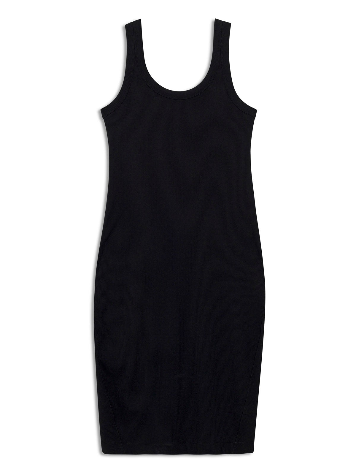 Microluxe Rib Midi Dress