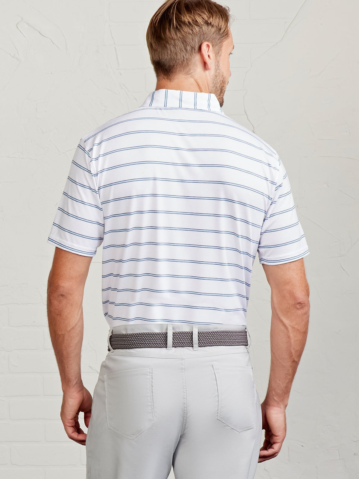 Cloud Polo - Patriot Stripe