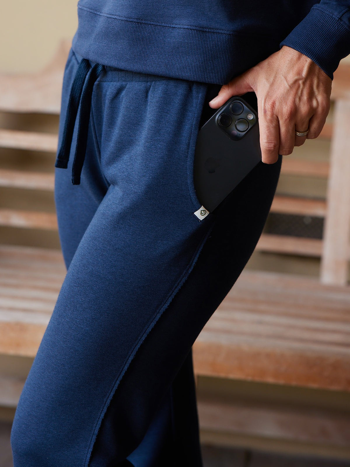 Stadium French Terry Wide Leg Sweatpant
