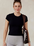 Microluxe Rib Short Sleeve