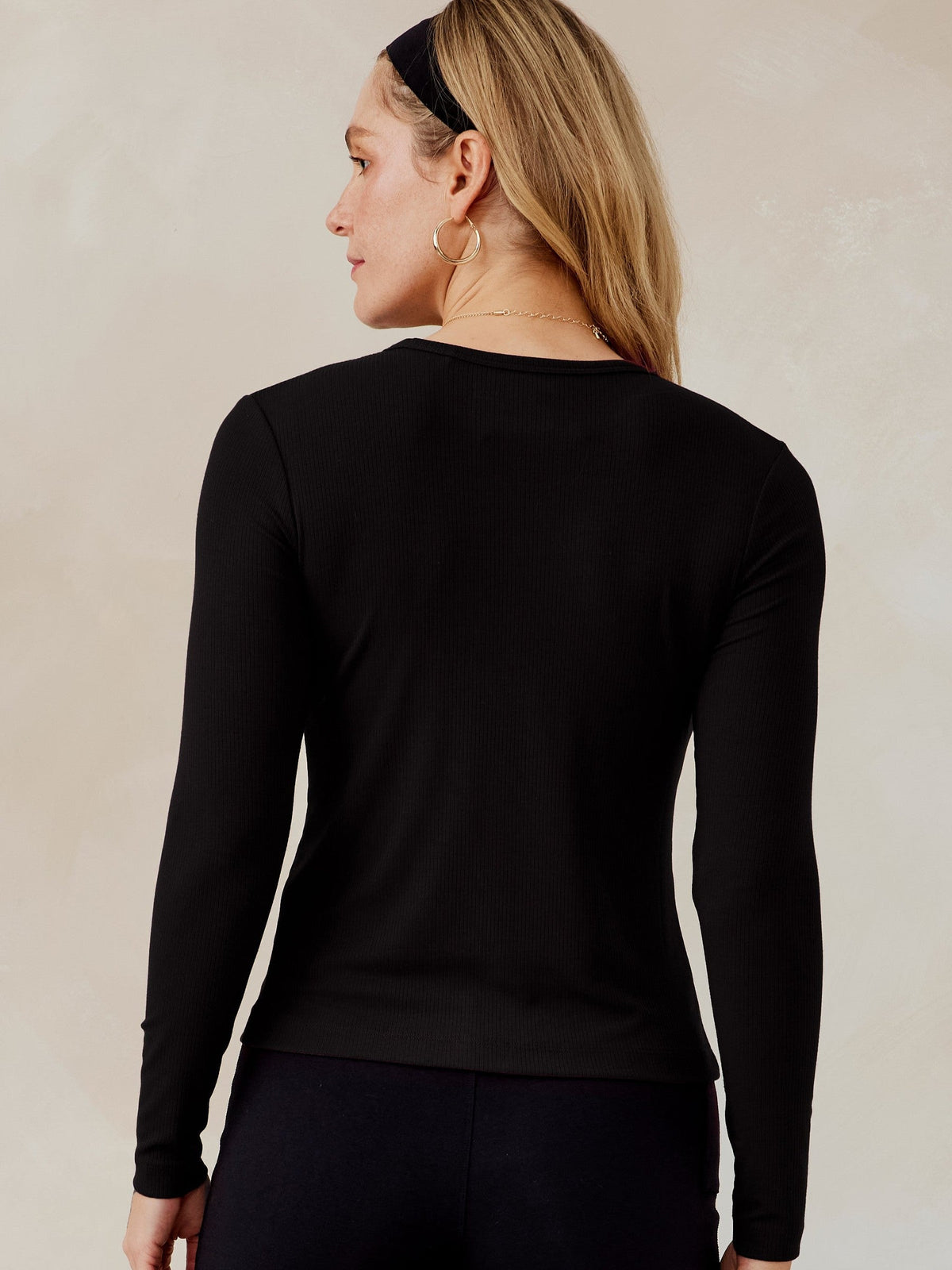 Microluxe Rib Long Sleeve
