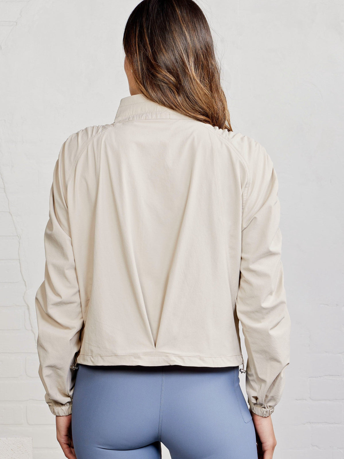 Jet Set Ruched Windbreaker