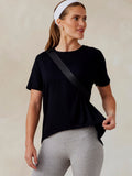 Uptown Luxe Cross Back Tee