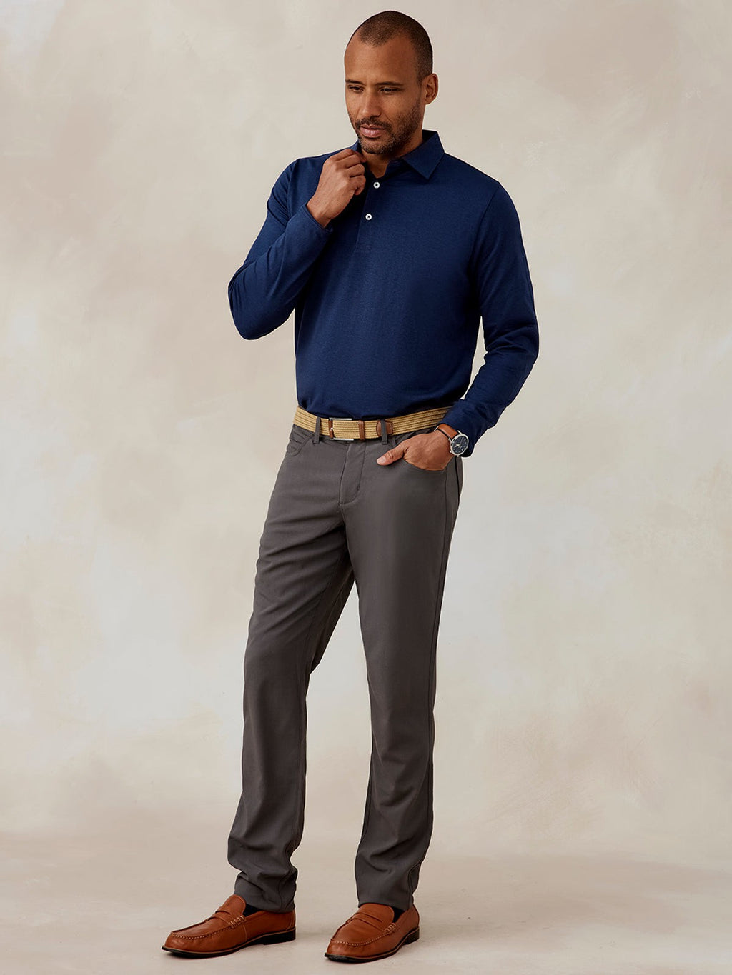 Westport Long Sleeve Polo