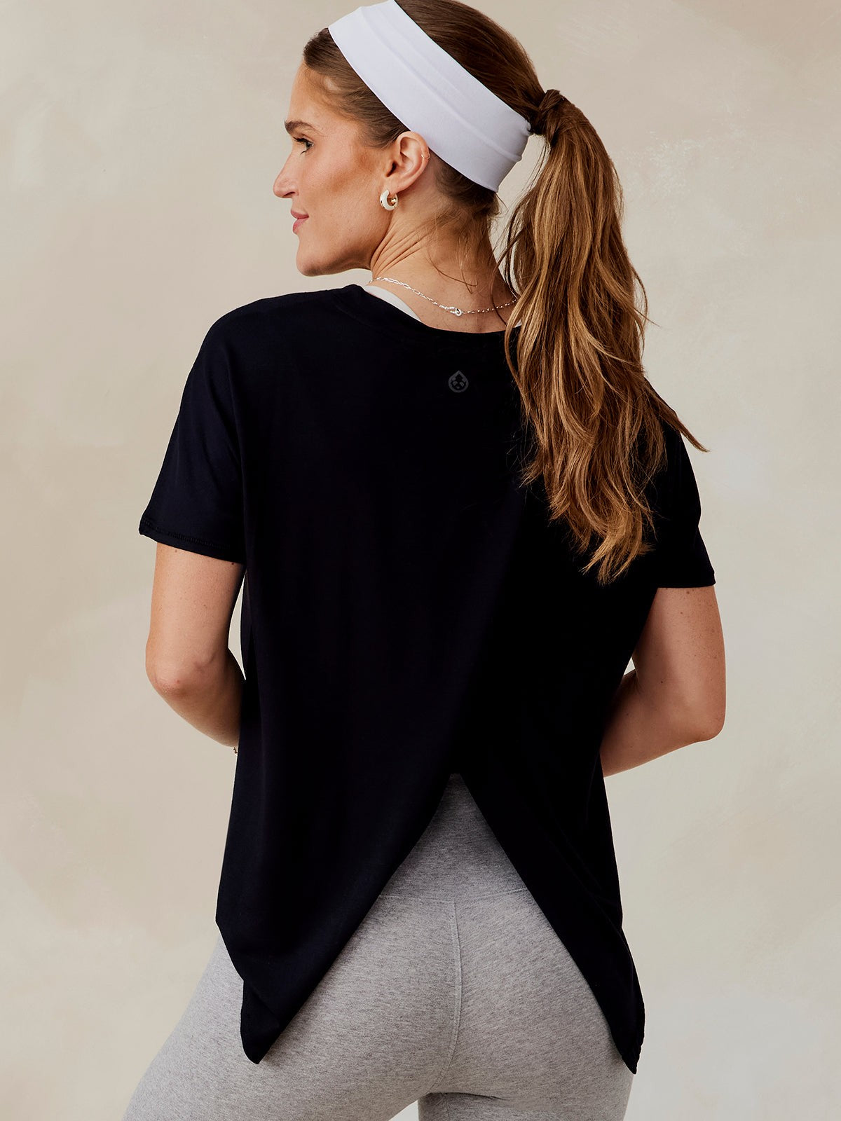 Uptown Luxe Cross Back Tee
