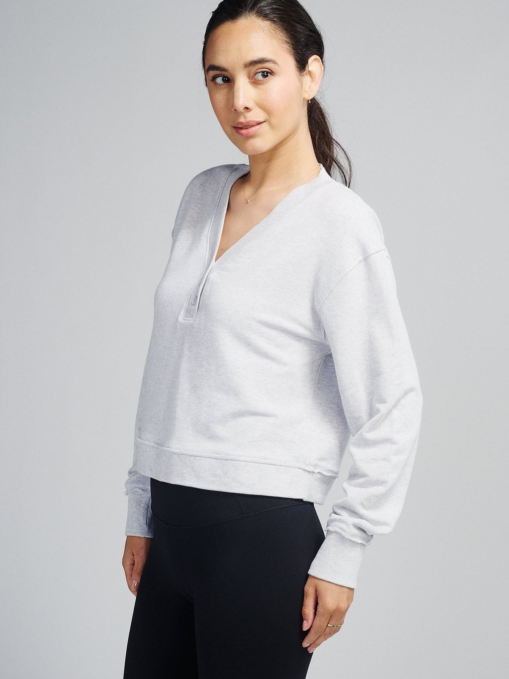 Varsity Henley Sweatshirt