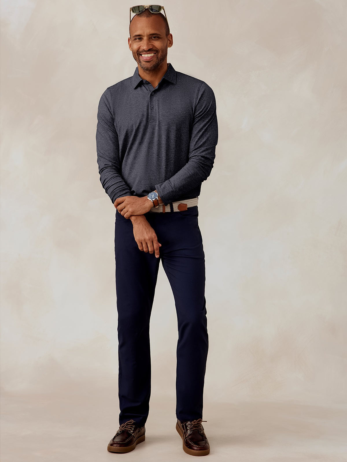 Westport Long Sleeve Polo