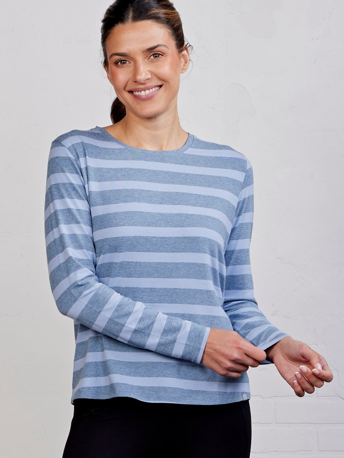 All Day Long Sleeve Tee - Stripe