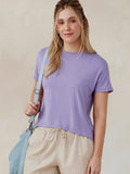 Uptown Luxe Cross Back Tee