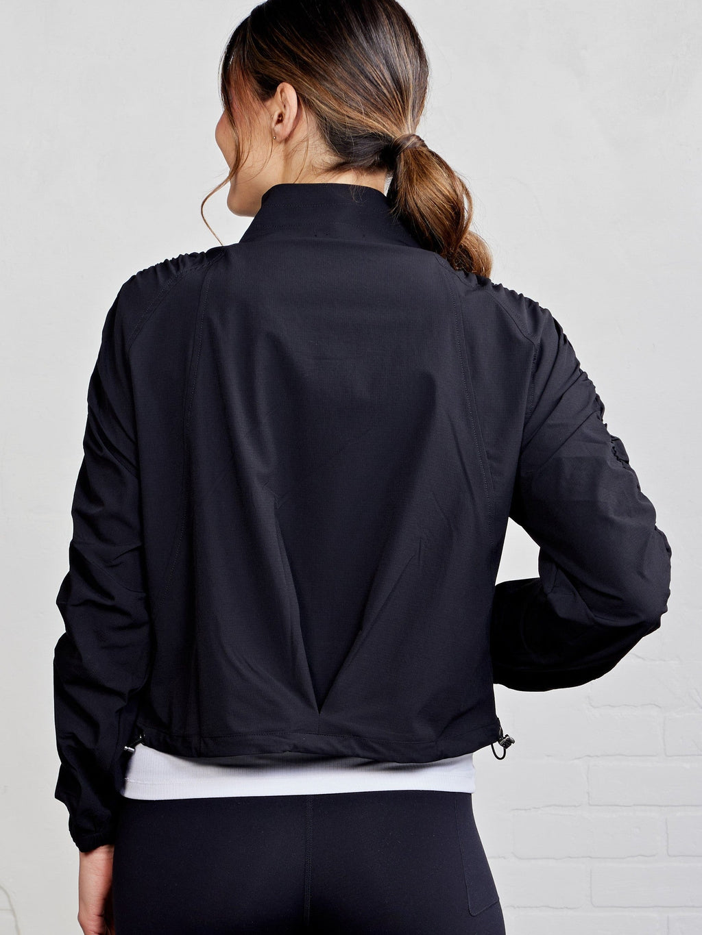 Jet Set Ruched Windbreaker
