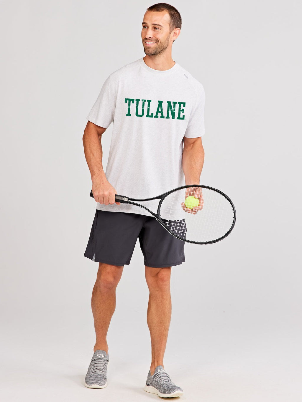 Carrollton Fitness Tee - Tulane
