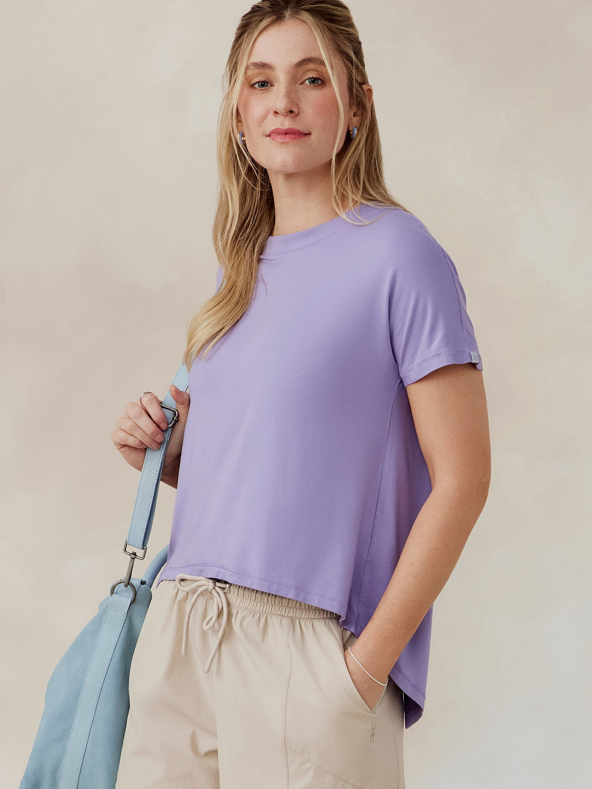 Uptown Luxe Cross Back Tee