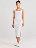 Uptown Luxe Ruched Midi Dress