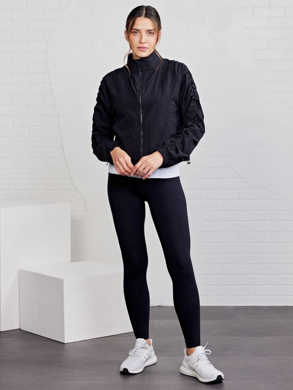 Jet Set Ruched Windbreaker