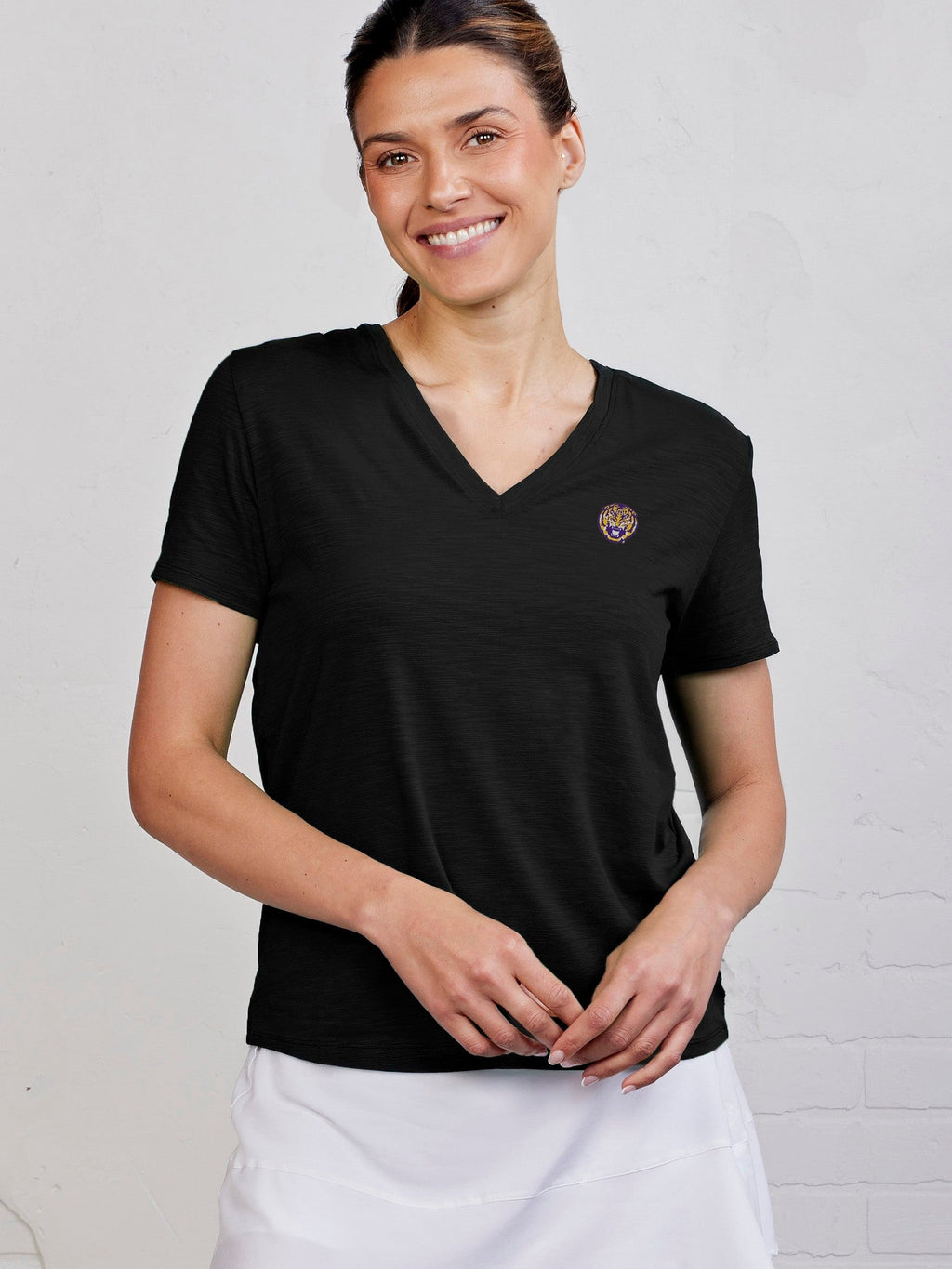 All Day V-Neck Tee - LSU