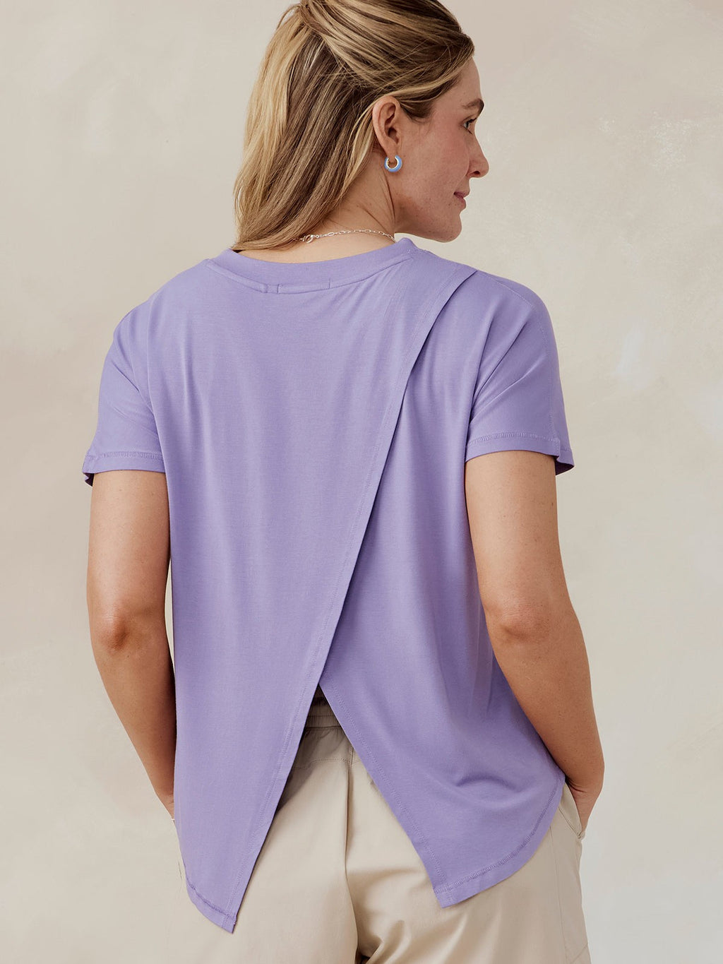 Uptown Luxe Cross Back Tee