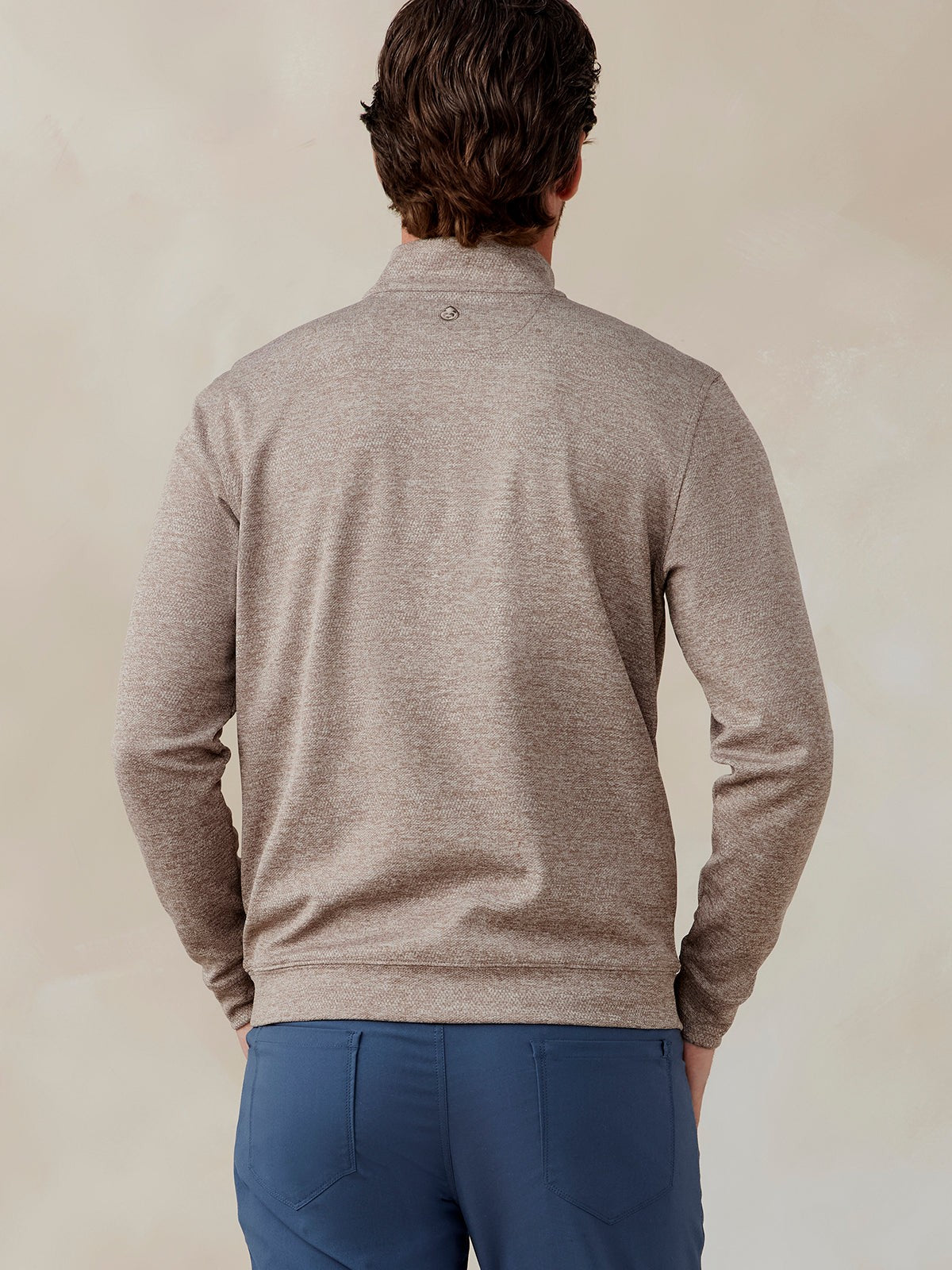 Crest Jacquard Quarter Zip