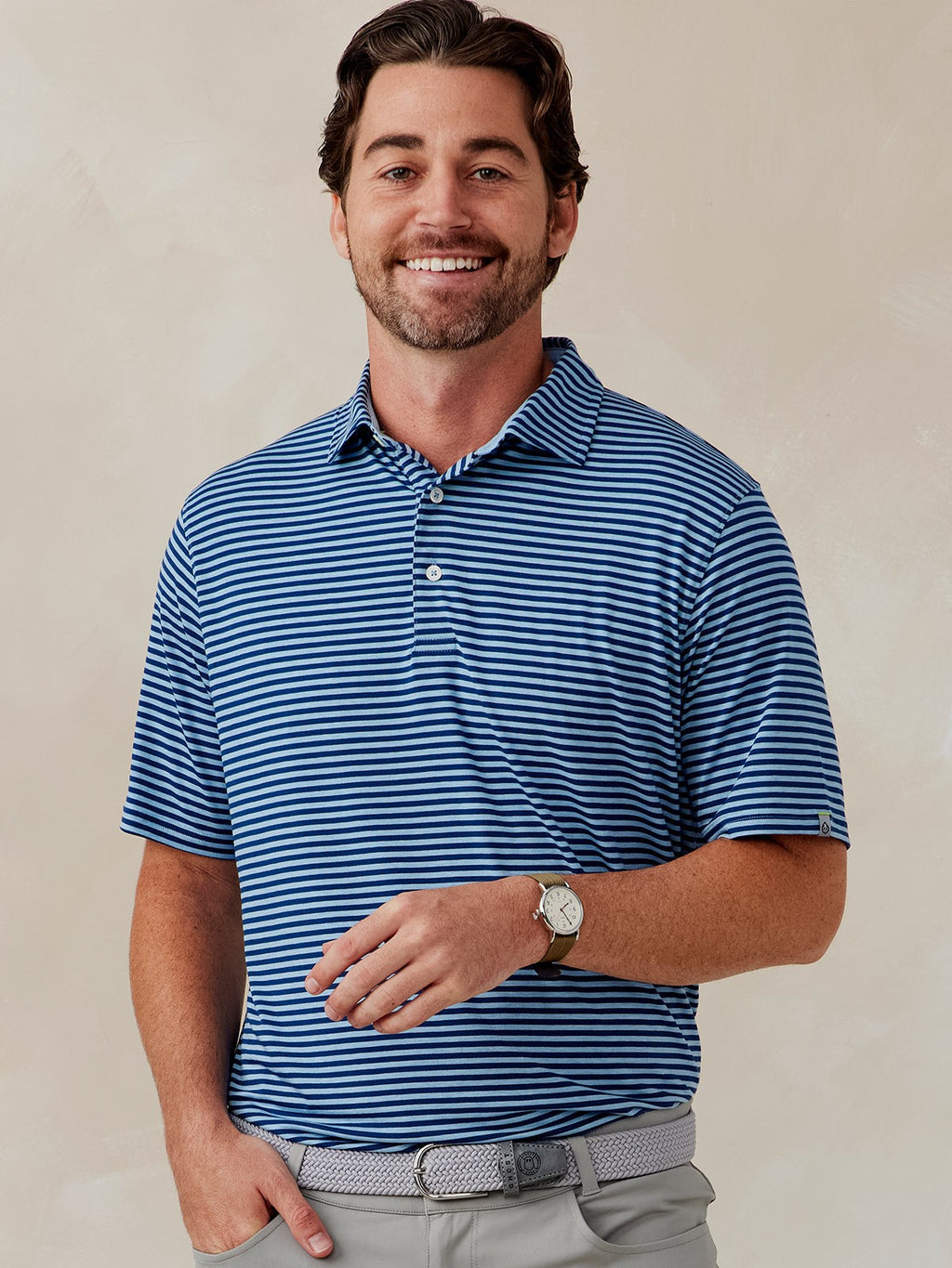 Cloud Polo - Air Stripe