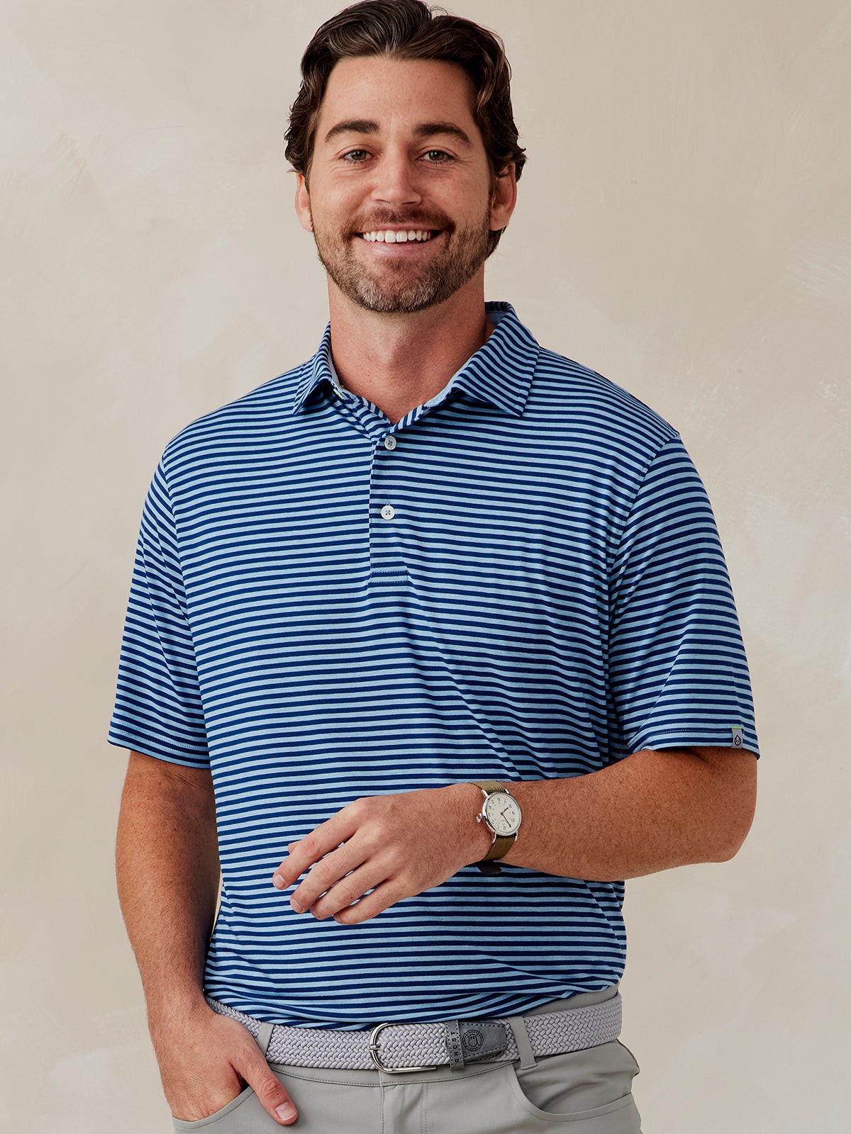 Cloud Polo - Air Stripe