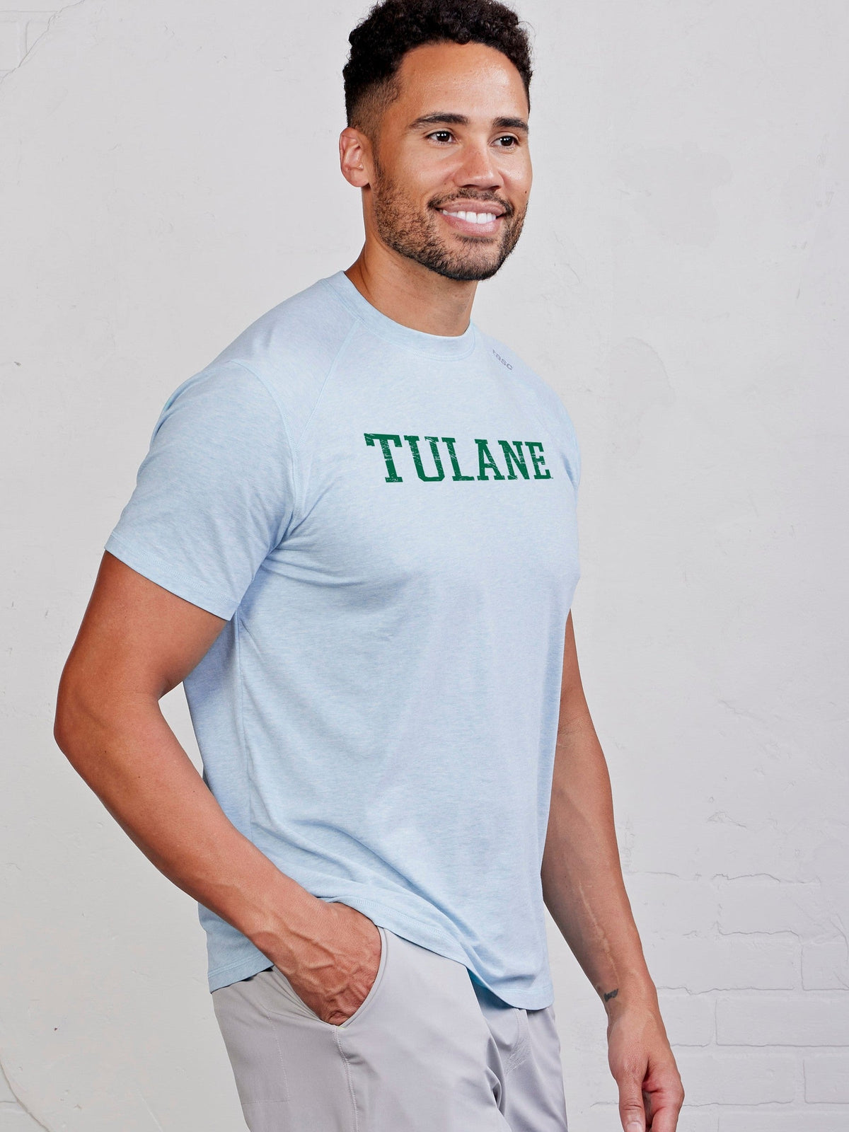 Carrollton Fitness Tee - Tulane