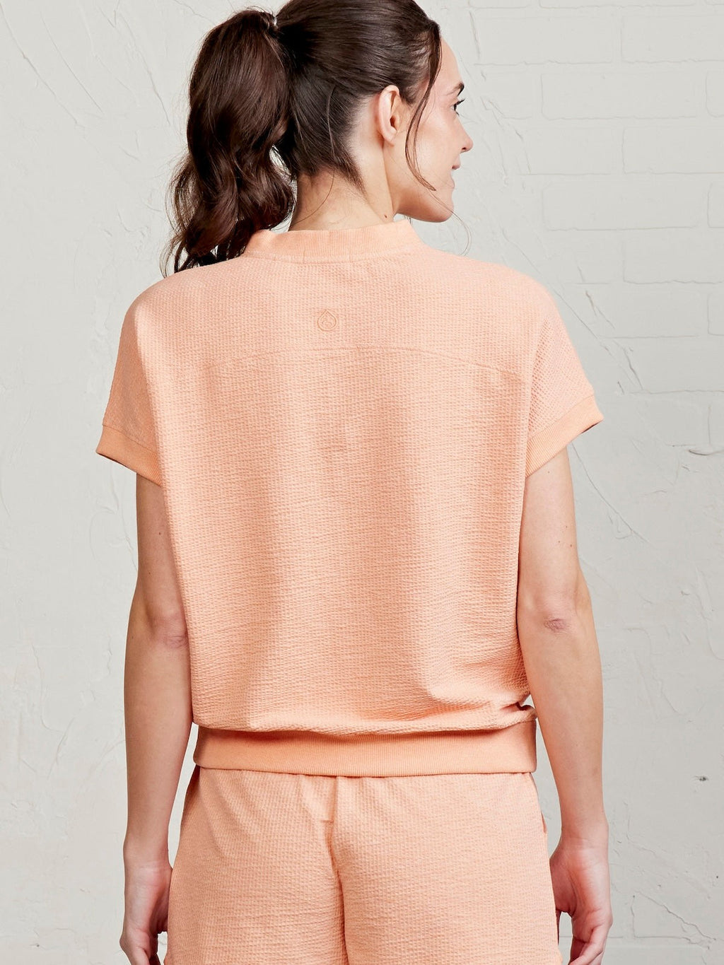 Villa Knit Seersucker Short Sleeve Henley