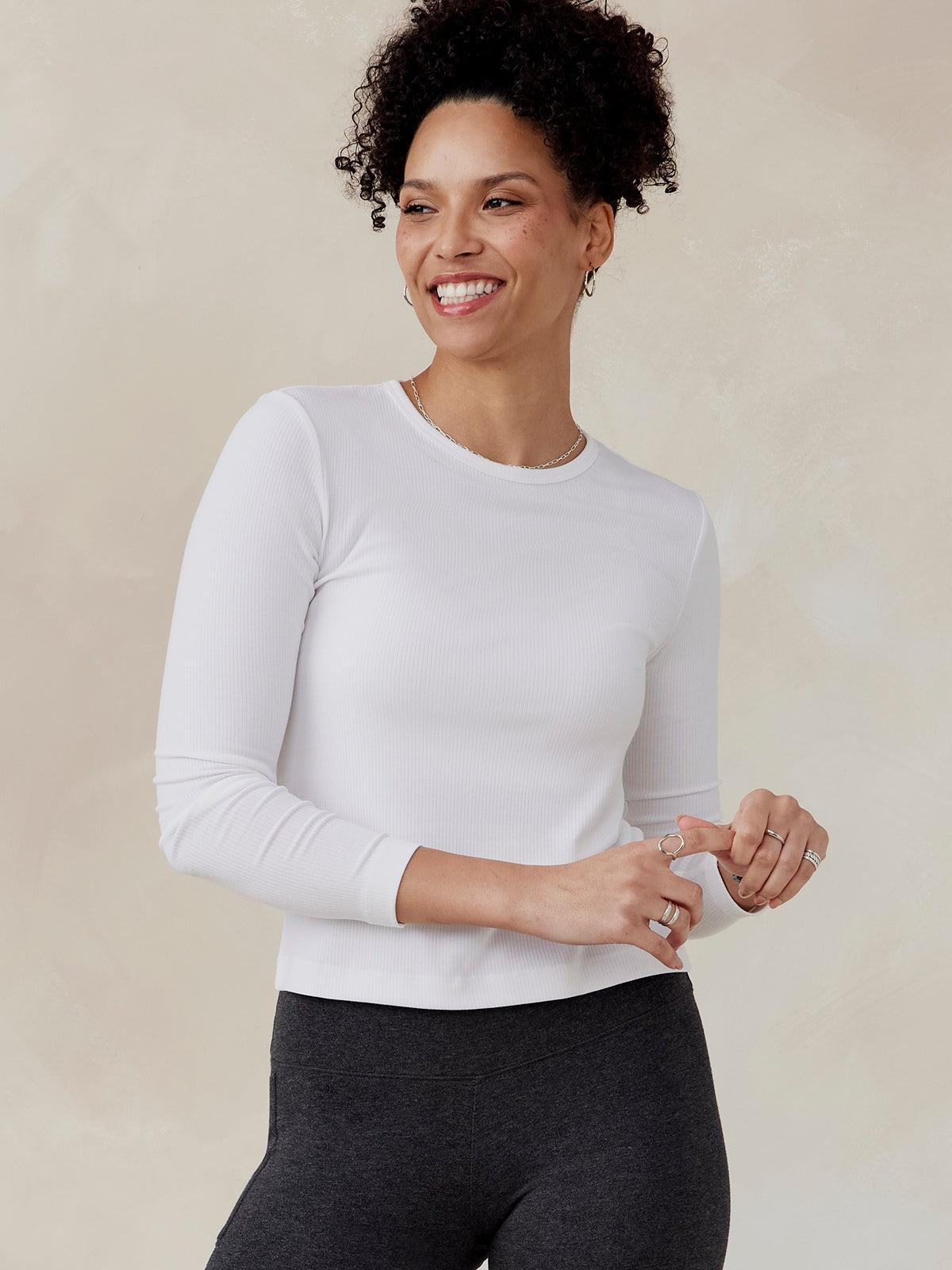 Microluxe Rib Long Sleeve