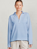 French Terry Polo Sweatshirt