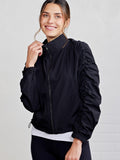 Jet Set Ruched Windbreaker