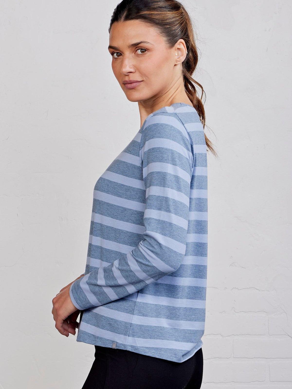 All Day Long Sleeve Tee - Stripe